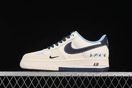 All categories Nk Air Force 1 Air Force series Nk Air Force 1 Low Air Force low top Nike Air Force 1'07 Low Supreme co-branded double blue label Air Force 1 low top casual sneakers XS1958-565